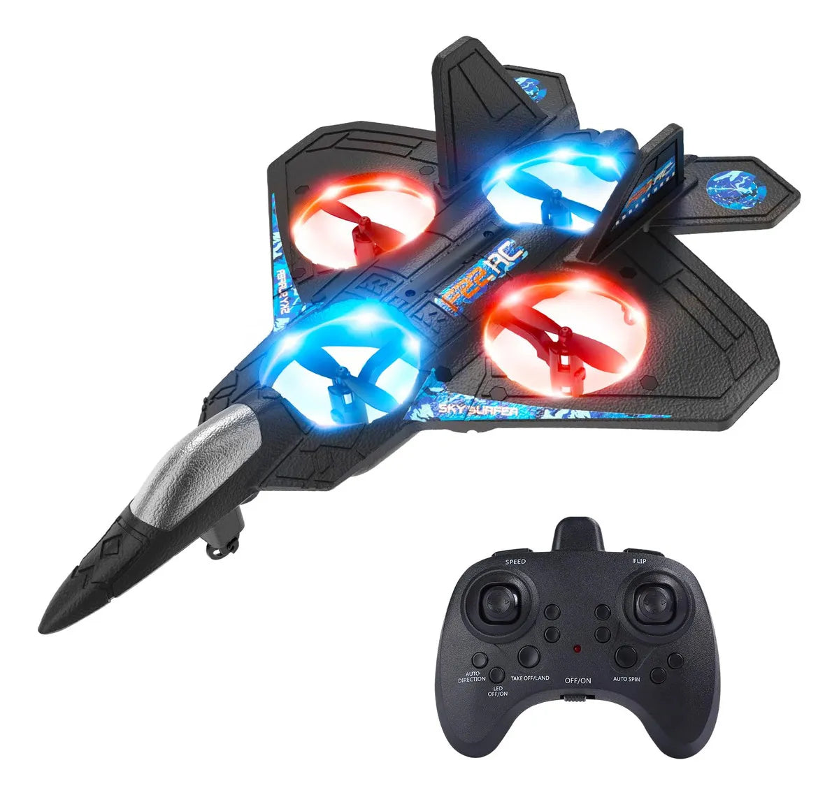 Brinkids SkyWarrior™ – Avião de Combate Remoto