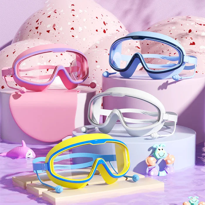 BrinKids™ AquaVision – Óculos de Natação Confortáveis para Crianças 🌊🐳